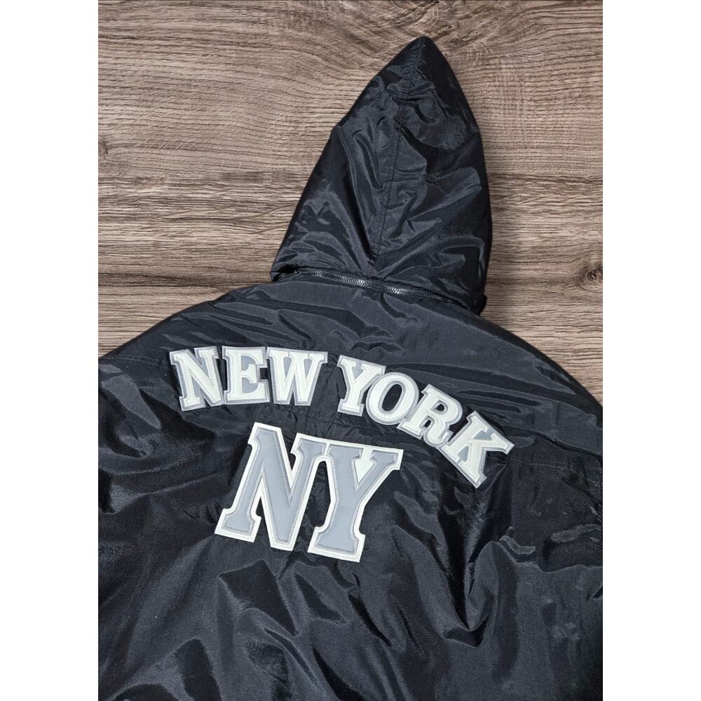 New York 1990s DEADSTOCK Bomber Jacket Vintage Zam ZZ Sports Football NFL 2XL - Picture 4 of 16